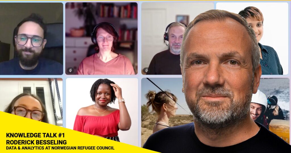 Roderick Besseling on Data & Analytics at Norwegian Refugee Council – Knowledge Talk #1